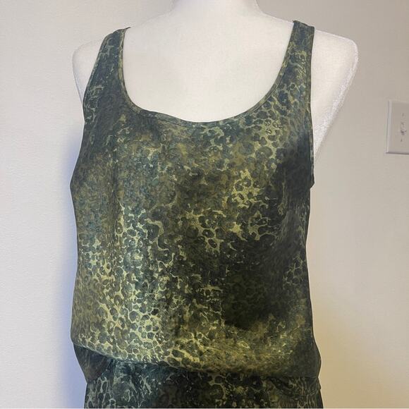 Victoria's Secret Silky Leopard Print Pajama Set - Tank Top Pants Sleepwear - Picture 5 of 5